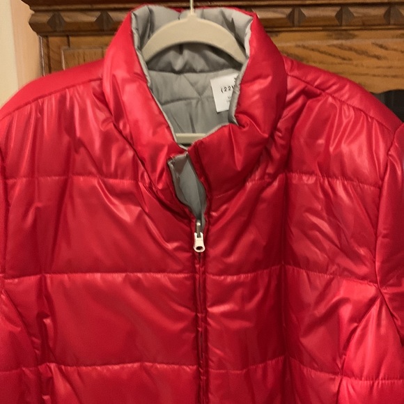 Red Puffer Jacket - Picture 2 of 4